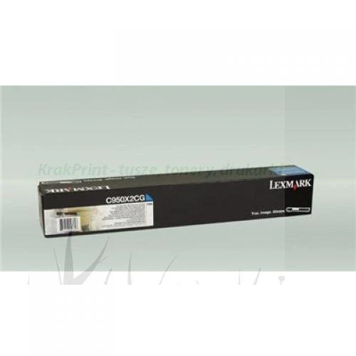 Toner Lexmark Oryginał C950X2CG Cyan