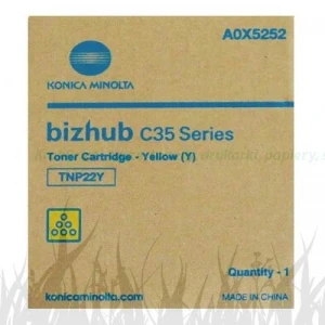 Toner Konica-Minolta TNP-22Y do Bizhub C35 | 6tys. (A0X5252) Yellow