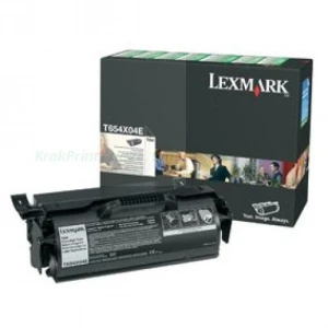 Toner Lexmark Oryginał T654X04E Black