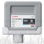 Tusz Canon Oryginał PFI-301MBK do IPF8000/9000 | 330ml (1485B001AA) MatteBlack