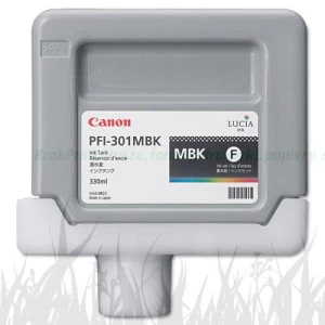 Tusz Canon Oryginał PFI-301MBK do IPF8000/9000 | 330ml (1485B001AA) MatteBlack