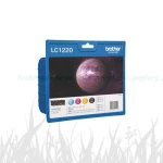 Zestaw tuszy Brother do DCP-J525/925/725 | 4 x 300 str. (LC-1220VALBP) Color