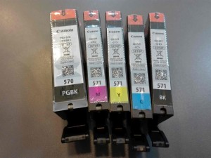 Tusz Canon CLI-571C do Pixma MG-5750/6850/7750 | 7ml (0386C001) BEZ KARTONIKA Cyan