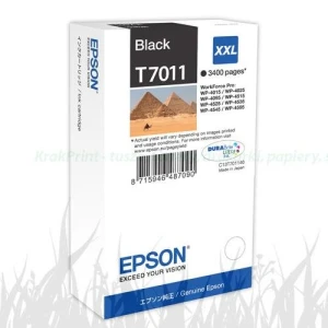 Tusz Epson T7011 do WP-4015DN/4095DN/4515DN/4525DNF XXL | 63,2ml (C13T70114010) Black