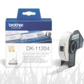 Oryginalne etykiety Brother DK-11204 17mm x 54mm białe/czarny nadruk 400szt.