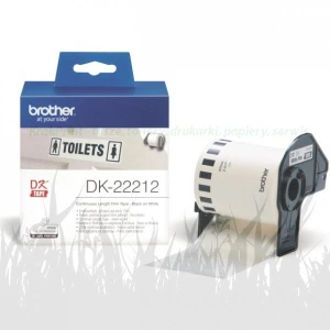 Brother Oryginał DK-22212 White 62mm x 15,24m