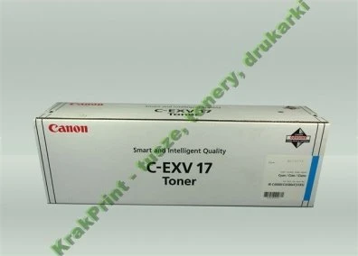 Toner Canon CEXV17C do iR C-4080/4580/5185 | 36 000 str. (0261B002) Cyan