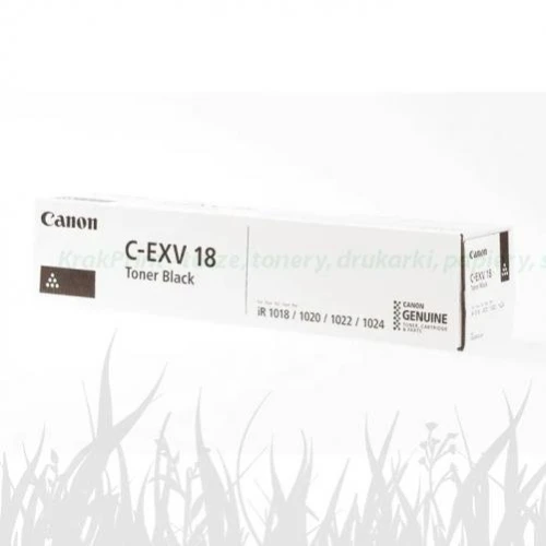 Toner Canon CEXV18 do iR-1018/1022/1020 | 8400str. (0386B002) Black