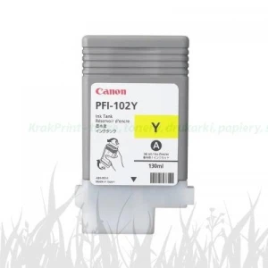 Tusz Canon do do IPF-500/600/605 | PFI-102Y | 130ml (CF0898B001AA) Yellow