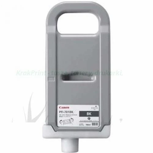 Tusz Canon Oryginał PFI-701BK do IPF8100/9100 | 700ml (0900B005) Black