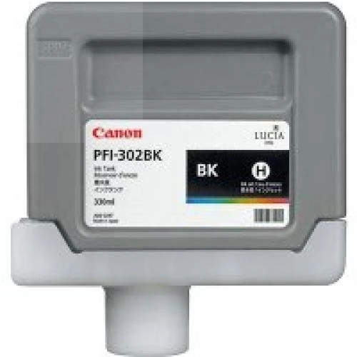 Tusz Canon Oryginał PFI-302BK do IPF8100/9100 | 330ml (2216B001) Black