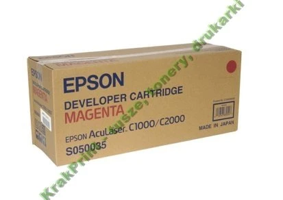 Toner Oryginał Epson  AcuLaser C1000 C2000 | 6tys. (C13S050035) Magenta