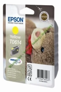 Tusz Epson Oryginał T0614 [miś] (C13T06144010) Yellow