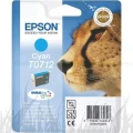 Tusz Epson T0712 do D-78/92/120, DX4000/4050/5000/5050 | 5,5ml (C13T07124010 / C13T07124012) Cyan