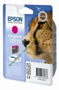 Tusz Epson T0713 do D-78/92/120,DX4000/4050/5000/5050 | 5,5ml (C13T07134010 C13T07134012) Magenta