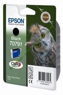 Tusz Epson Nr.T0791 do Stylus Photo 1400 | 11,1ml (C13T07914010) Black
