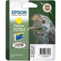 Tusz Epson Nr.T0794 do Stylus Photo 1400 | 11,1ml (C13T07944010) Yellow