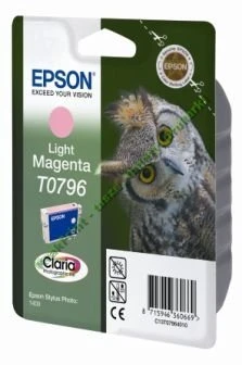 Tusz Epson Nr.T0796 do Stylus Photo 1400 | 11,1ml (C13T07964010) LightMagenta