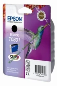 Tusz Epson Nr.T0801 do Stylus Photo R265/285/360 (C13T08014011) Black
