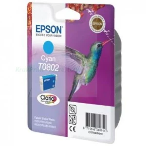 Tusz Epson Oryginał T0802 (C13T08024010 C13T08024011) Cyan