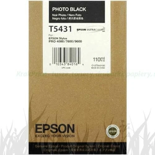 Tusz Epson Stylus Pro 7600, 9600 | 110ml (C13T543100) Black