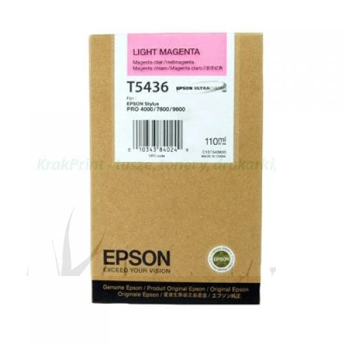 Tusz Epson Stylus Pro 7600, 9600 | 110ml (C13T543600) LightMagenta