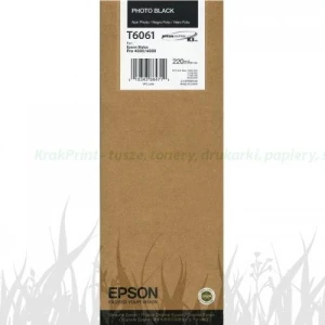 Tusz Epson Nr.T6061 do StylusPro 4880 | 220ml (C13T606100) PhotoBlack
