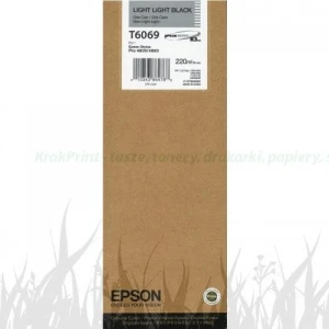 Tusz Epson Nr.T6069 do StylusPro 4880 | 220ml (C13T606900) LightLightBlack