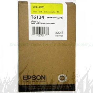 Tusz Epson Nr.T6134 do Stylus Pro 4400 | 110ml (C13T613400) Yellow