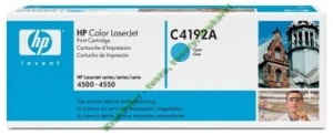 Toner HP 92a do Color LaserJet 4500/4550 (C4192A) | 6 000 str. Cyan