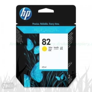 Tusz HP Nr.82 do Designjet 100/200/500/510/800 | 69 ml (C4913A) Yellow