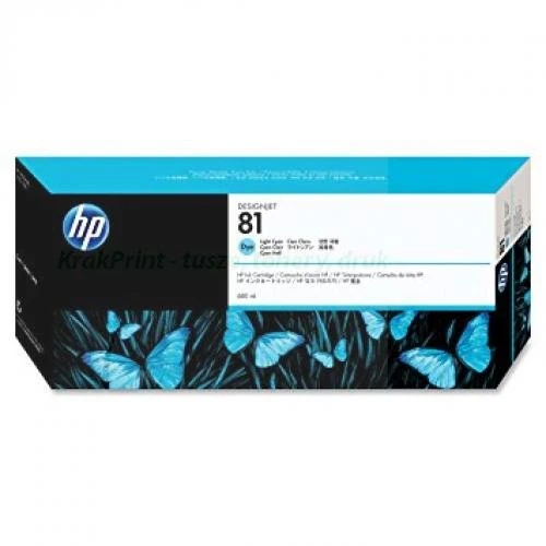 Hewlett-Packard Oryginał C4934A - Tusz (Nr.81 (Dye)) LightCyan
