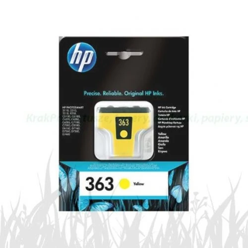 Tusz HP 363 Vivera do Photosmart 3210/3310/8250 | 400 str. (C8773EE) Yellow