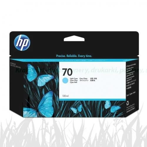 Hewlett-Packard Oryginał C9390A - Tusz (Nr.70) LightCyan
