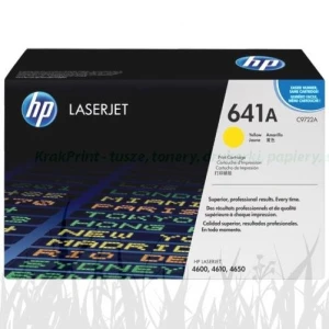 Toner HP 641A do LaserJet 4600/4610/4650 (C9722A) | 8 000 str. Yellow