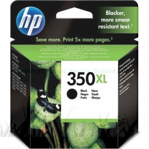 Hewlett-Packard Oryginał CB336EE - Tusz (Nr.350XL Vivera) Black