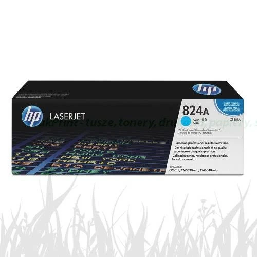 Toner HP 824A do LaserJet CP6015/6030/6040 | 21 000 str. (CB381A) Cyan