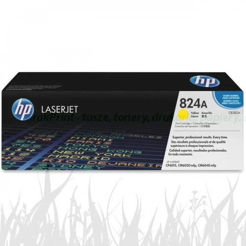 Toner HP 824A do Color LaserJet CP6015/6030/6040 | 21 000 str. (CB382A) Yellow