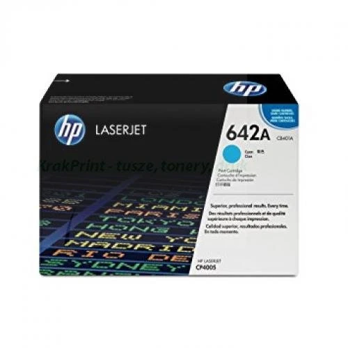 Toner HP 642A do LaserJet CP4005 (CB401A) | 7 500 str. Cyan