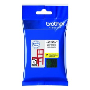 Tusz Brother do MFCJ2330DW/MFC-J3530DW/MFC-J3930DW  | 1500str (LC-3619XLY) Yellow