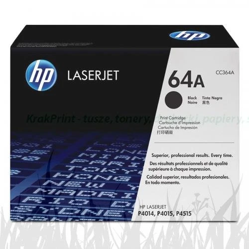 Toner HP 64A do LaserJet P4014/4015/4515 (CC364A) | 10 000 str. Black