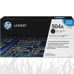 Toner HP Nr.504A do Color LaserJet 3525/3530 | 5 000 str. (CE250A) Black