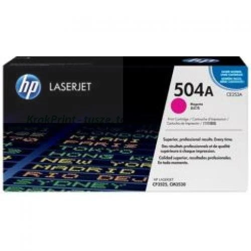 Toner HP Nr.504A do Color LaserJet 3525/3530 | 7tys. (CE253A / CE253YC) Magenta
