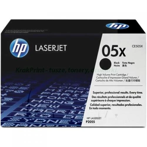 Toner Hewlett-Packard Nr.05X do LaserJet P2055 | 6,5tys. (CE505X) Black