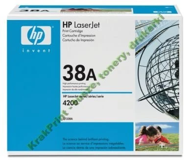 Toner HP 38A do LaserJet 4200 | 12 000 str. (Q1338A) Black