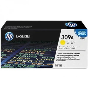 Toner HP 309A do Color LaserJet 3500/3550 (Q2672A) | 4 000 str. Yellow