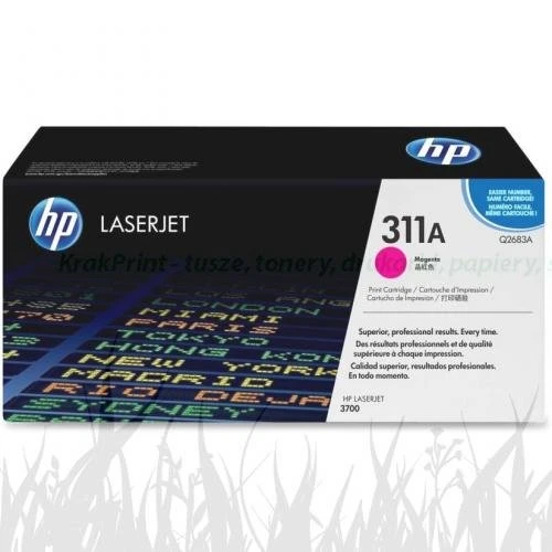Toner HP 311A do LaserJet 3700 (Q2683A) | 6 000 str. Magenta