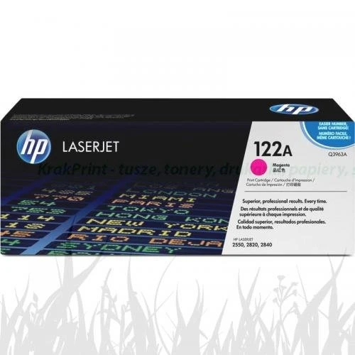 Toner HP 122A do Color LaserJet 2550/2820/2840 (Q3963A) | 4 000 str. Magenta