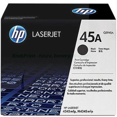 Toner HP 45A do LaserJet 4345  | 18000 str. (Q5945A ) Black
