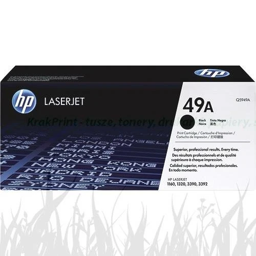 Toner HP 49A do LaserJet 1160/1320/3390/3392 (Q5949A) | 2 500 str.  Black